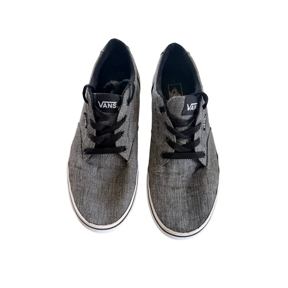 Vans Atwood Gray Canvas Skate Shoes - Youth Size 5